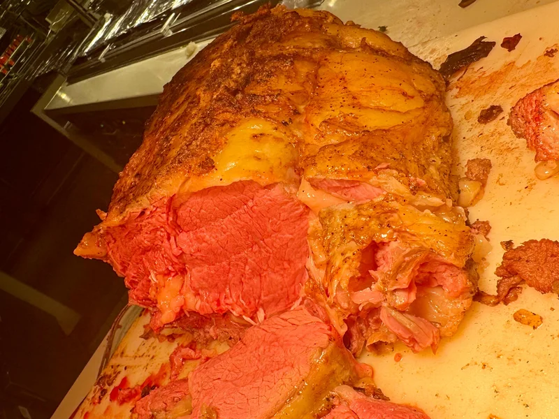 Dinner carving station